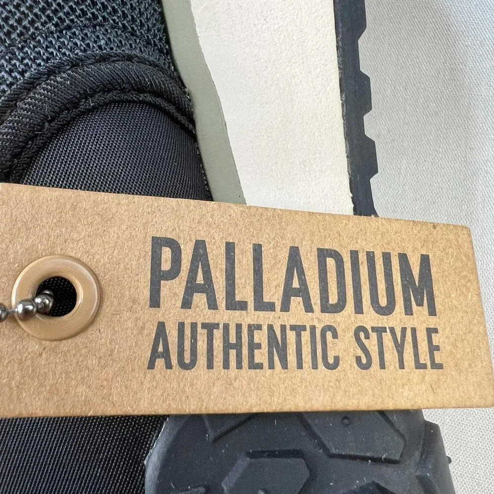 Palladium Men Troop Runner Sneaker Black Lace-Up Low Top‎ Shoes Sz 3.5M UNISEX